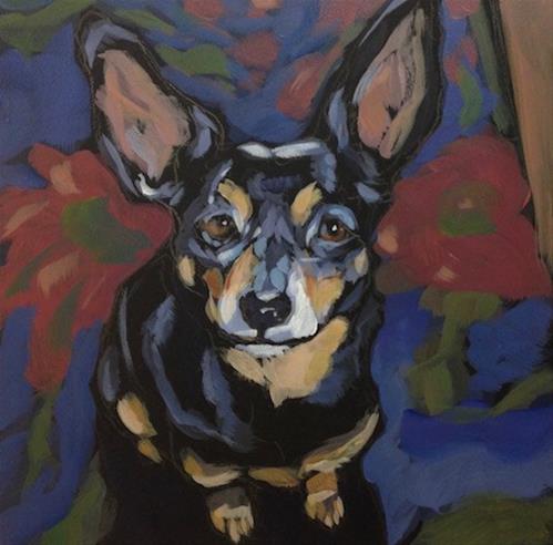 "July 22, Honey" original fine art by Kat Corrigan "July 22, Honey" original fine art by Kat Corrigan