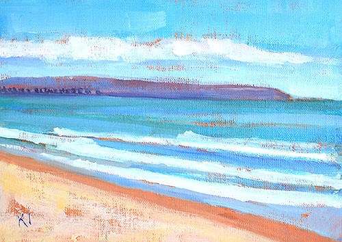 "Coronado Plein Air" original fine art by Kevin Inman "Coronado Plein Air" original fine art by Kevin Inman
