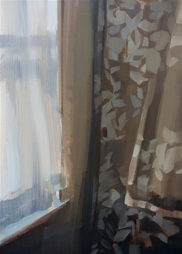 "Sunlight and Curtains" original fine art by Michael William "Sunlight and Curtains" original fine art by Michael William