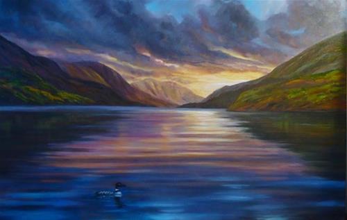 "Evening Solitude" original fine art by Jackie Irvine "Evening Solitude" original fine art by Jackie Irvine