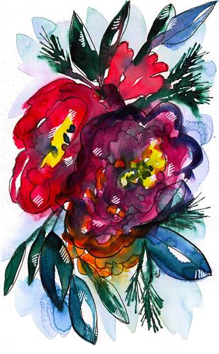"Senioritas" original fine art by Tonya Doughty "Senioritas" original fine art by Tonya Doughty