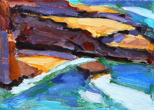 "Ocean Beach" original fine art by Kevin Inman "Ocean Beach" original fine art by Kevin Inman