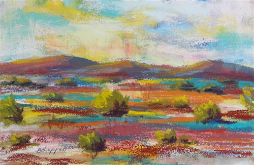 "Desert Colors" original fine art by Becky Chappell "Desert Colors" original fine art by Becky Chappell