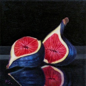 "Figs II - 1001 Nights" original fine art by Pera Schillings "Figs II - 1001 Nights" original fine art by Pera Schillings