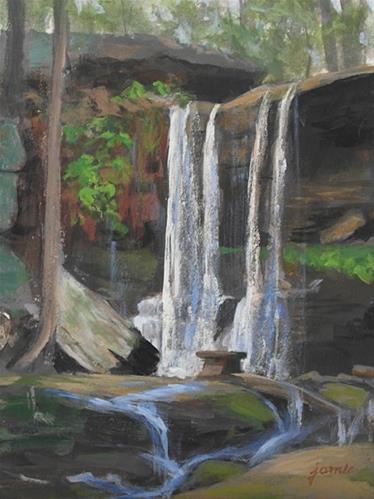 "Waterfall Symphony" original fine art by Jamie Williams Grossman "Waterfall Symphony" original fine art by Jamie Williams Grossman