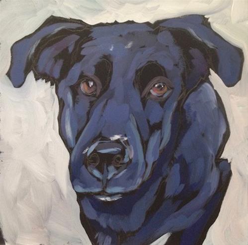 "July 18, Rosie!" original fine art by Kat Corrigan "July 18, Rosie!" original fine art by Kat Corrigan