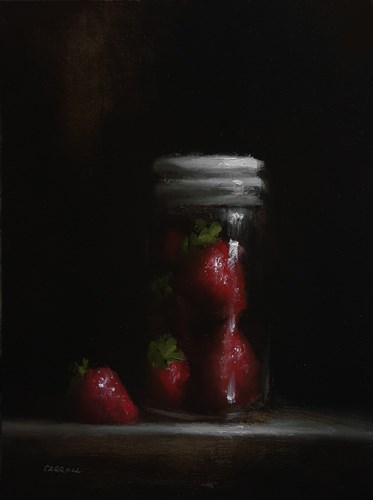 "Strawberry Jar" original fine art by Neil Carroll "Strawberry Jar" original fine art by Neil Carroll