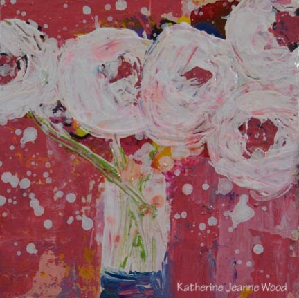 "Flower Series No 69" original fine art by Katie Jeanne Wood "Flower Series No 69" original fine art by Katie Jeanne Wood