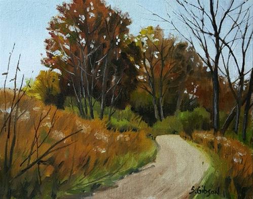 "Fall Trails" original fine art by Steve Gibson "Fall Trails" original fine art by Steve Gibson