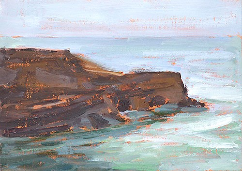 "Sunset Cliffs, OB" original fine art by Kevin Inman "Sunset Cliffs, OB" original fine art by Kevin Inman
