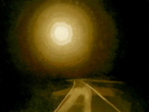 "The Dream - Into the Moon" original fine art by Nancy Herman "The Dream - Into the Moon" original fine art by Nancy Herman