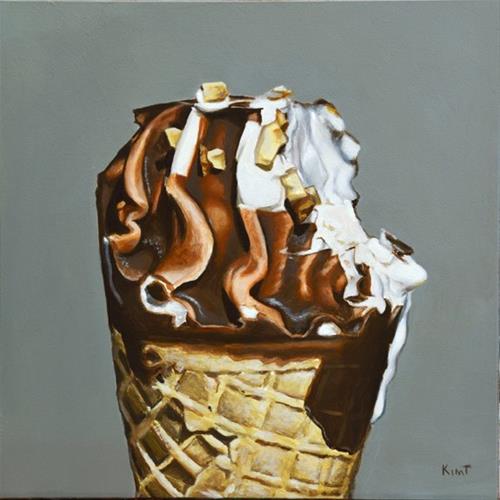 "I only took one bite" original fine art by Kim Testone "I only took one bite" original fine art by Kim Testone