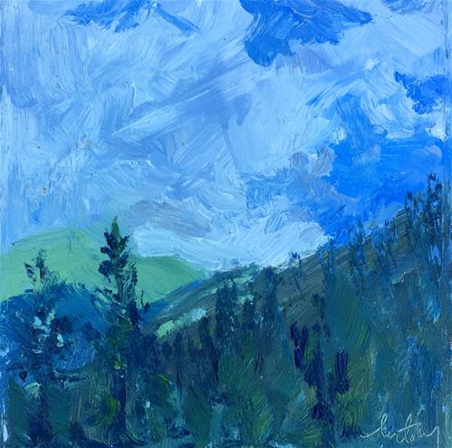 "Cloud Play" original fine art by kay keyes farrar "Cloud Play" original fine art by kay keyes farrar