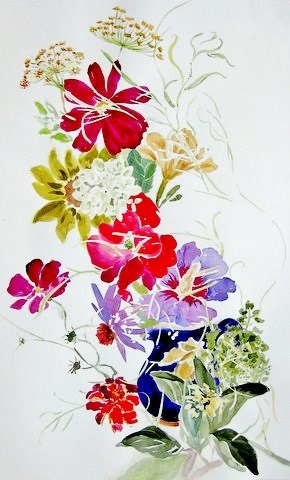 "Rose Of Sharon" original fine art by Priscilla Bohlen "Rose Of Sharon" original fine art by Priscilla Bohlen