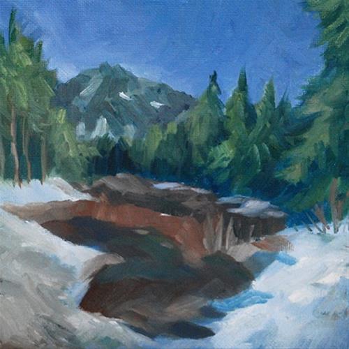 "Melting Snow" original fine art by J M Needham "Melting Snow" original fine art by J M Needham