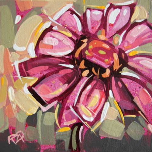 "Flower Abstraction 191" original fine art by Roger Akesson "Flower Abstraction 191" original fine art by Roger Akesson