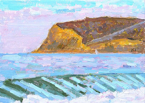 "Coronado Beach Plein Air" original fine art by Kevin Inman "Coronado Beach Plein Air" original fine art by Kevin Inman