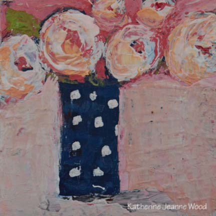 "Flower Series No 51" original fine art by Katie Jeanne Wood "Flower Series No 51" original fine art by Katie Jeanne Wood