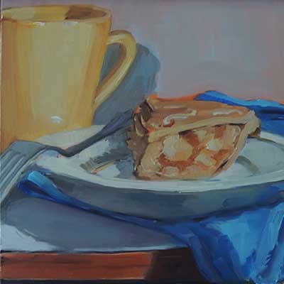 "Apple Pie Monday" original fine art by Merle Manwaring "Apple Pie Monday" original fine art by Merle Manwaring