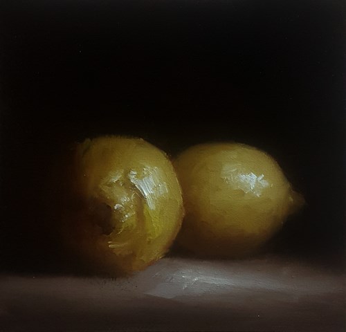 "Two Lemons" original fine art by Neil Carroll "Two Lemons" original fine art by Neil Carroll