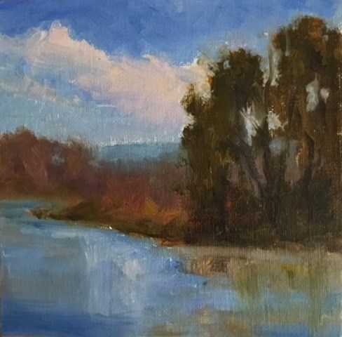"Marshall Island Landing" original fine art by Victoria Biedron "Marshall Island Landing" original fine art by Victoria Biedron