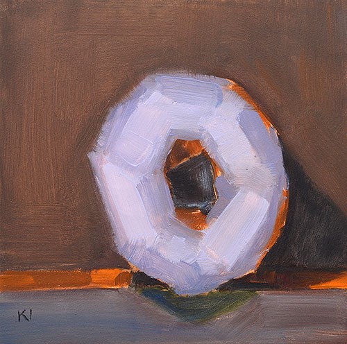"Purple Donut" original fine art by Kevin Inman "Purple Donut" original fine art by Kevin Inman