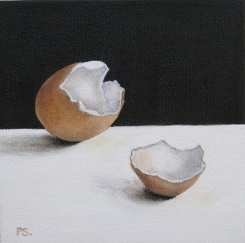 "Jumbo's on black & white" original fine art by Pera Schillings "Jumbo's on black & white" original fine art by Pera Schillings