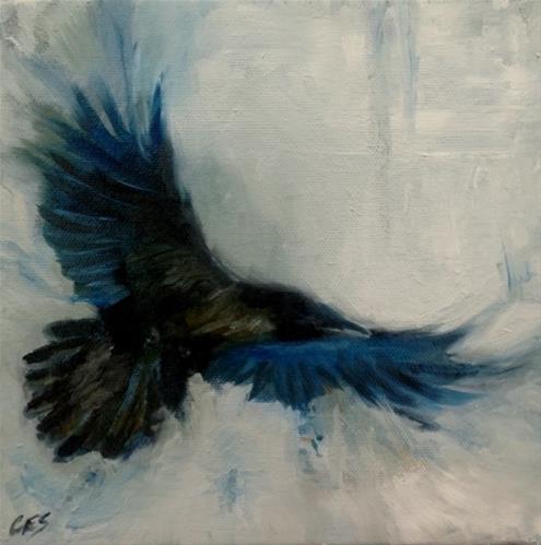 "Raven Study" original fine art by ~ces~ Christine E. S. Code "Raven Study" original fine art by ~ces~ Christine E. S. Code