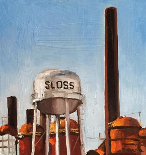 "Wedding Bells at Sloss Furnace" original fine art by Marcia Hodges "Wedding Bells at Sloss Furnace" original fine art by Marcia Hodges