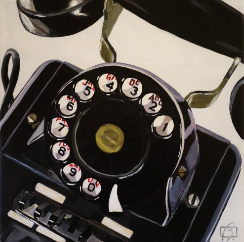 "Your grandmother is calling" original fine art by Andre Beaulieu "Your grandmother is calling" original fine art by Andre Beaulieu