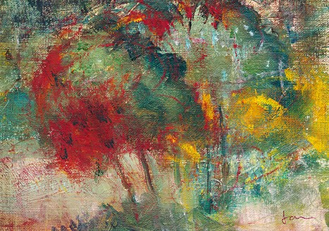 "Happy Landscape" original fine art by Janet Gunderson "Happy Landscape" original fine art by Janet Gunderson