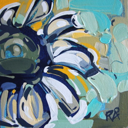 "Flower Abstraction 210" original fine art by Roger Akesson "Flower Abstraction 210" original fine art by Roger Akesson