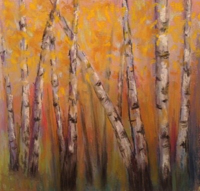"Fall Aspen Trees" original fine art by Angeli Petrocco Coover "Fall Aspen Trees" original fine art by Angeli Petrocco Coover