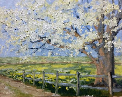 "Spring at Shaw-study#1 en plein air" original fine art by Veronica Brown "Spring at Shaw-study#1 en plein air" original fine art by Veronica Brown