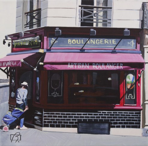 "Boulangerie II" original fine art by Andre Beaulieu "Boulangerie II" original fine art by Andre Beaulieu