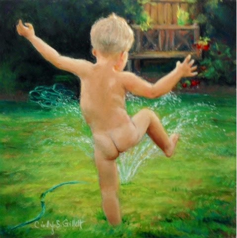 "Footloose" original fine art by Cindy Gillett "Footloose" original fine art by Cindy Gillett