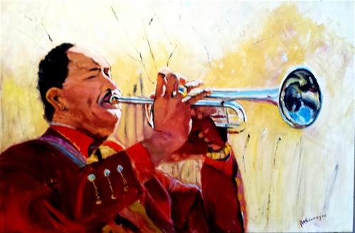 "Carlos" original fine art by Pamela Wedemeyer "Carlos" original fine art by Pamela Wedemeyer