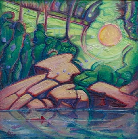 "Riverdrift" original fine art by Mark Allison "Riverdrift" original fine art by Mark Allison