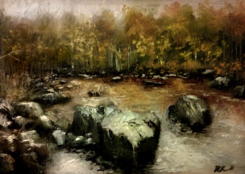 "The Virgin River" original fine art by Bob Kimball "The Virgin River" original fine art by Bob Kimball