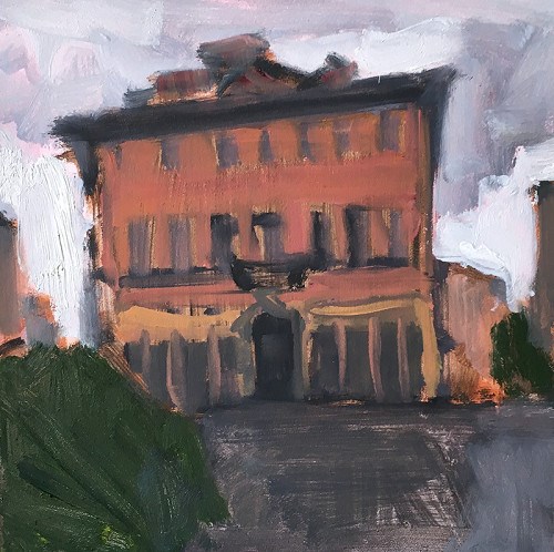 "Overcast, Trastevere" original fine art by Kevin Inman "Overcast, Trastevere" original fine art by Kevin Inman