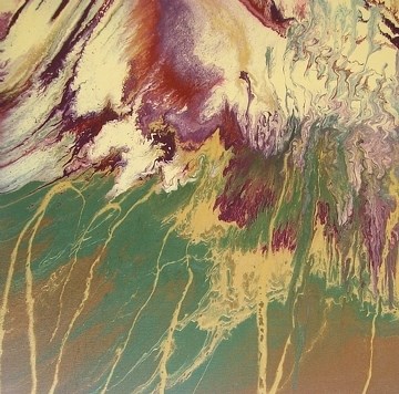 "Abstract Landscape Painting,Contemporary Landscape Art Fury 24x24x1.5 Canvas, by Colorado Conte" original fine art by Kimberly Conrad "Abstract Landscape Painting,Contemporary Landscape Art Fury 24x24x1.5 Canvas, by Colorado Conte" original fine art by Kimberly Conrad