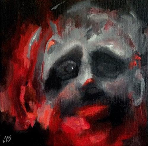 "Clown Sighting" original fine art by ~ces~ Christine E. S. Code "Clown Sighting" original fine art by ~ces~ Christine E. S. Code