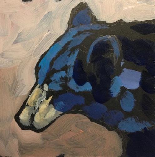 "Bearish Profile" original fine art by Kat Corrigan "Bearish Profile" original fine art by Kat Corrigan