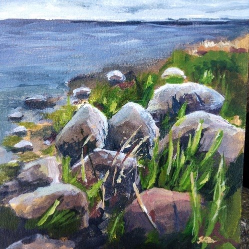 "1400 Ringkøbing" original fine art by Dietmar Stiller "1400 Ringkøbing" original fine art by Dietmar Stiller