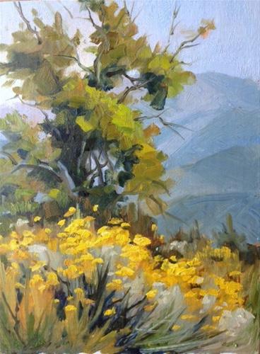 "Valyermo Bloom" original fine art by gabriele baber "Valyermo Bloom" original fine art by gabriele baber