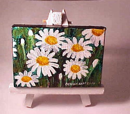 "Mini Daisies" original fine art by Patricia Ann Rizzo "Mini Daisies" original fine art by Patricia Ann Rizzo
