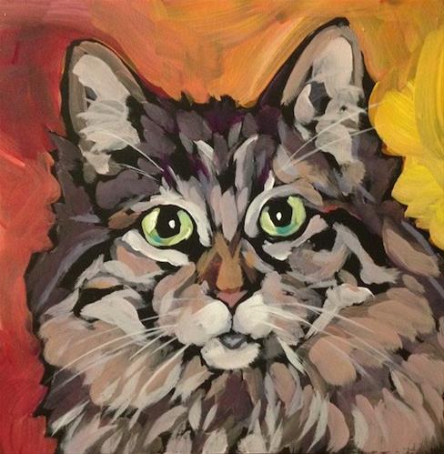 "March 11, Jim Carroll Too" original fine art by Kat Corrigan "March 11, Jim Carroll Too" original fine art by Kat Corrigan