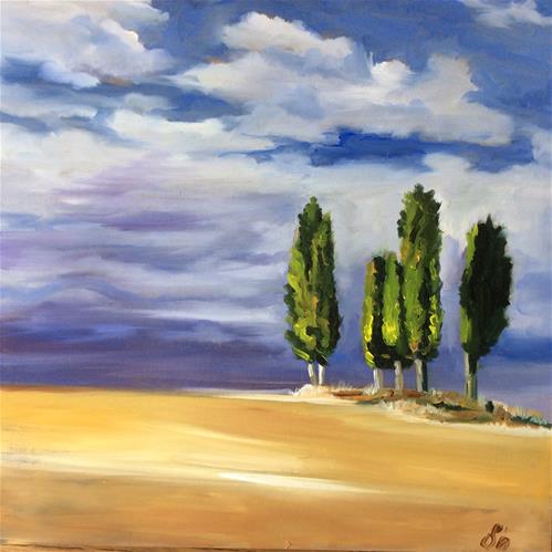 "Tuscany" original fine art by Sonja Neumann "Tuscany" original fine art by Sonja Neumann