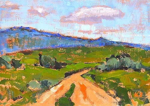 "Mountains, Boise" original fine art by Kevin Inman "Mountains, Boise" original fine art by Kevin Inman