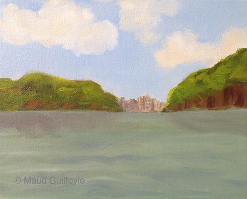 "City of Dreams" original fine art by Maud Guilfoyle "City of Dreams" original fine art by Maud Guilfoyle
